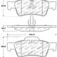 StopTech Performance Mercedes Benz Rear Brake Pads