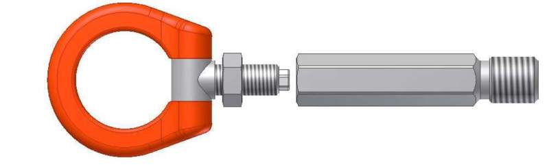 Cusco Tow Hook Swivel Joint Front Mitsubishi Lancer Evo X (not compatible with USDM Vechicles)