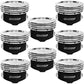 Manley Small Block Chevy LS Series 3.905in Bore - 1.304in CD - -10 cc Dish Platinum Series Pistons