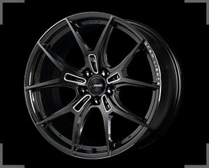 Gram Lights 57FXZ 19x10.5 +34 5-112 Super Dark Gunmetal & Machining Rim Edge DC Wheel