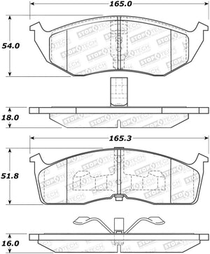 StopTech Street Select Brake Pads