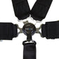 NRG 6PT 3in. Seat Belt Harness / Cam Lock - Black