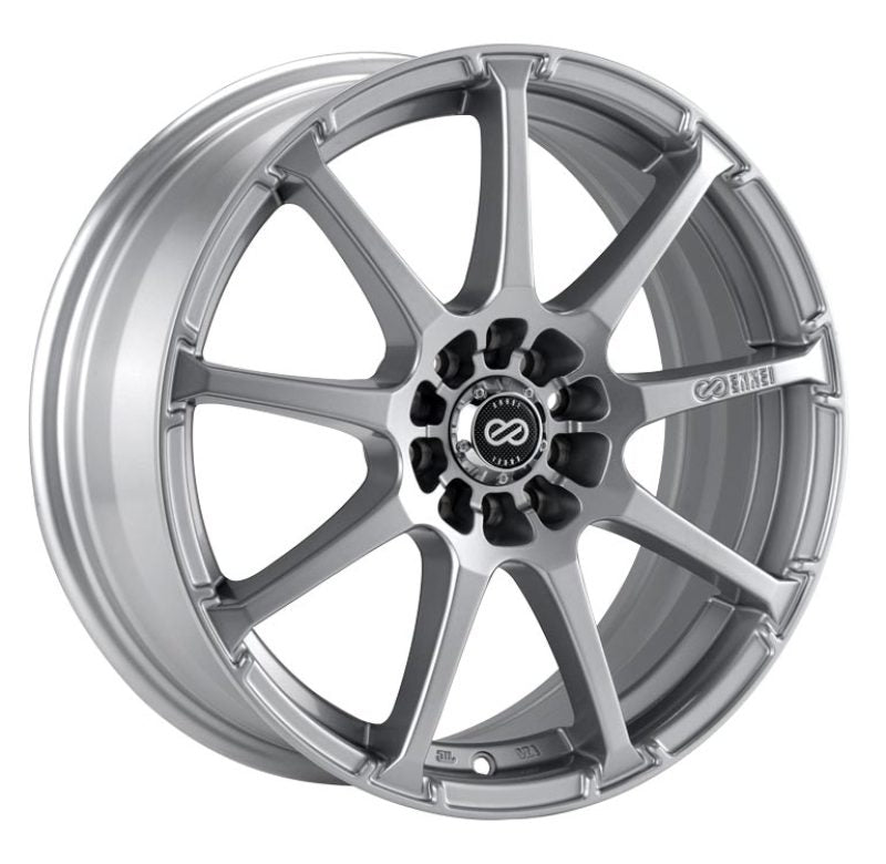 Enkei EDR9 17x8 5x112/114.3 45mm Offset 72.6 Bore Dia Silver Wheel