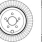 Stoptech 10 Subaru Legacy Rear CRYO-STop Rotor