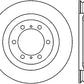 StopTech 10-17 Lexus GX Slotted & Drilled Cryo Front Right Rotor