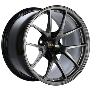 BBS RI-A 18x10.5 5x120 ET25 Diamond Black Wheel -82mm PFS/Clip Required