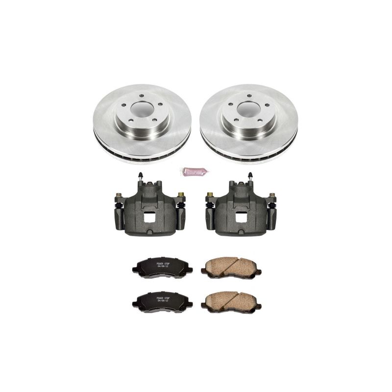 Power Stop 08-16 Mitsubishi Lancer Front Autospecialty Brake Kit w/Calipers