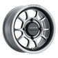 Method MR409 Bead Grip 15x10 / 5+5/0mm Offset / 4x136 / 106.25mm CB Steel Grey Wheel