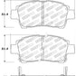 StopTech Performance 00-05 Spyder MR2 / 00 Celica GT / 04-07 xA/xB Front Brake Pads