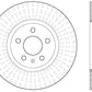 StopTech 12-16 Audi A4 Cryo Slotted Front Left Sport Brake Rotor