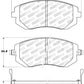 StopTech Street Touring 03-05 WRX/ 08 WRX Front Brake Pads