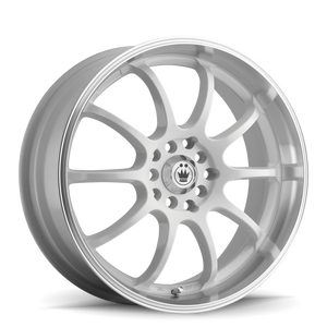 Konig Lightning 16x7 8x100/114.3 ET40 White/Machine Lip