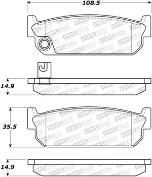 StopTech Street Brake Pads