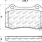 StopTech Performance 10+ Camaro Rear Brake Pads