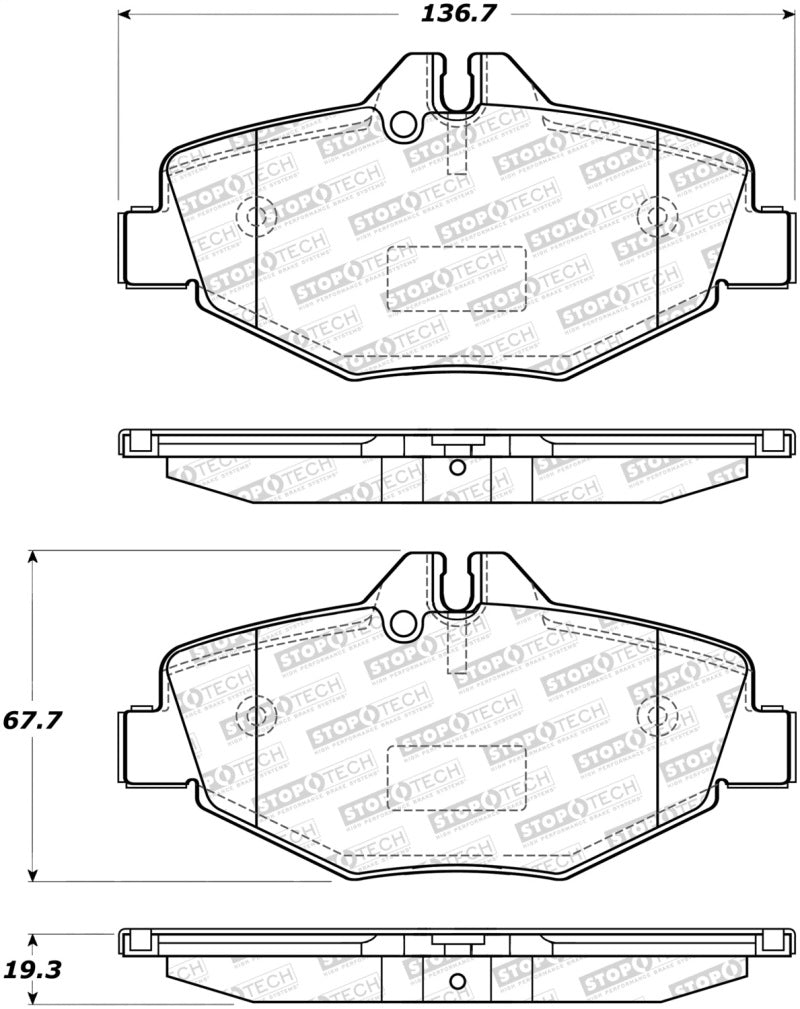 StopTech Street Brake Pads