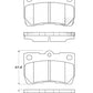 StopTech Street Touring 06 Lexus GS300/430 / 07-08 GS350 Rear Brake Pads