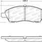 StopTech Street Brake Pads - Front