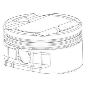 CP Piston & Ring for Toyota 2JZGTE - Bore (86mm) - Size (Standard) - CR (8.5) - SINGLE PISTON