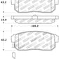 StopTech Street Touring 11/00-02 Infiniti G20/10/00-04 I30/I35 Rear Brake Pads