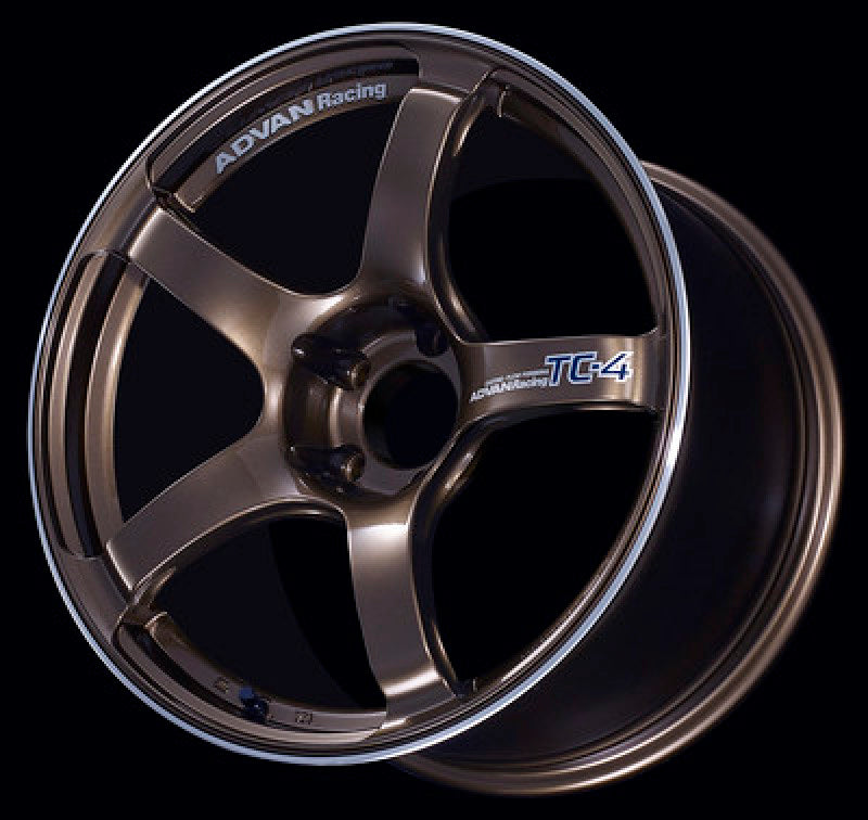 Advan TC4 16x7.0 +31 4-100 Umber Bronze Metallic & Ring Wheel