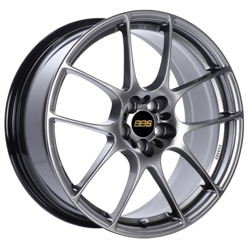 BBS RF 18x8 5x120 ET48 Diamond Black Wheel -82mm PFS/Clip Required