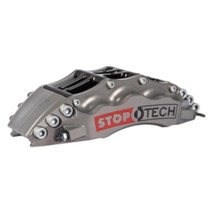 StopTech 08-09 Evo X Front BBK Trophy Sport ST-60 Calipers Slotted 355x32mm Rotors/Pads/SS Lines