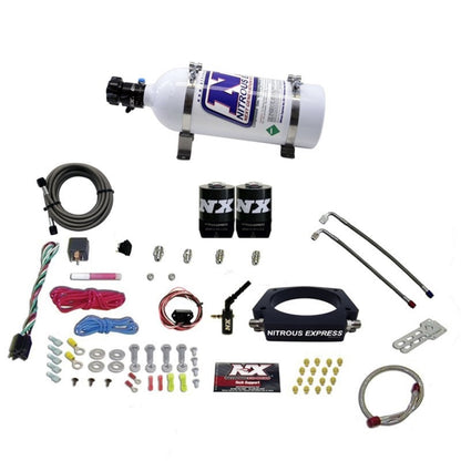 Nitrous Express 2014+ GM 6.2L Truck Nitrous Plate Kit (35-300HP) w/5lb Bottle