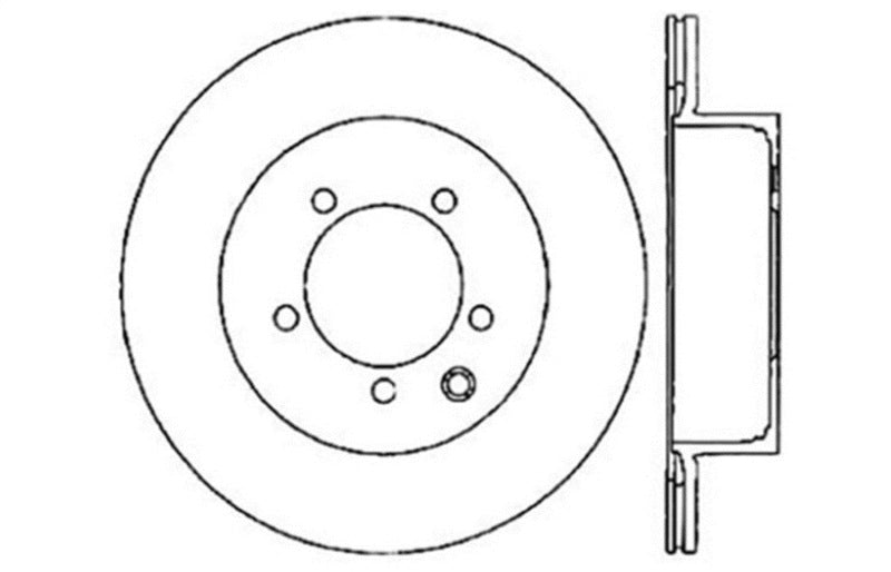 StopTech 03-04 Infiniti G35 / 03-05 G35X / 03-05 Nissan 350Z Cross Drilled Right Rear Rotor