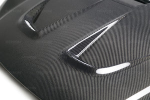 Seibon 2016-2017 Honda Civic Coupe/Sedan/Hatchback MR-Style Carbon Fiber Hood