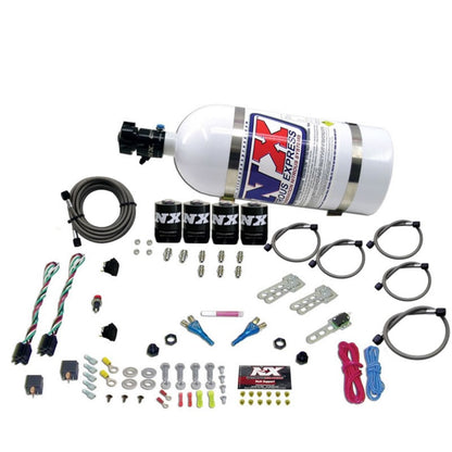 Nitrous Express Dodge EFI Dual Stage Nitrous Kit (50-150HP x 2) w/10lb Bottle