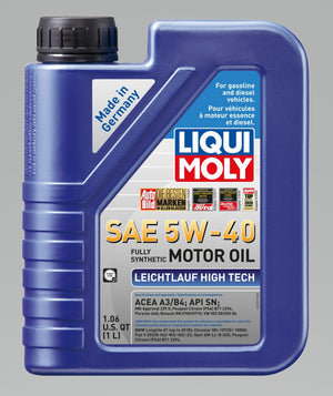 LIQUI MOLY 1L Leichtlauf (Low Friction) High Tech Motor Oil SAE 5W40