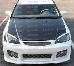 Seibon 01-03 Honda Civic OEM Carbon Fiber Hood