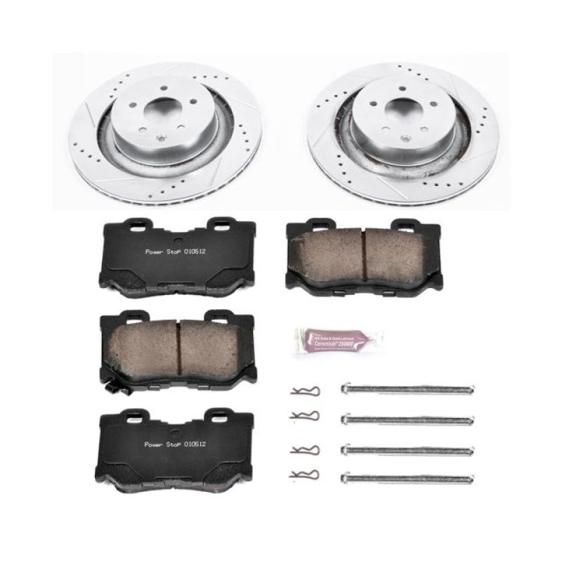 Power Stop 08-13 Infiniti G37 Rear Z23 Evolution Sport Brake Kit