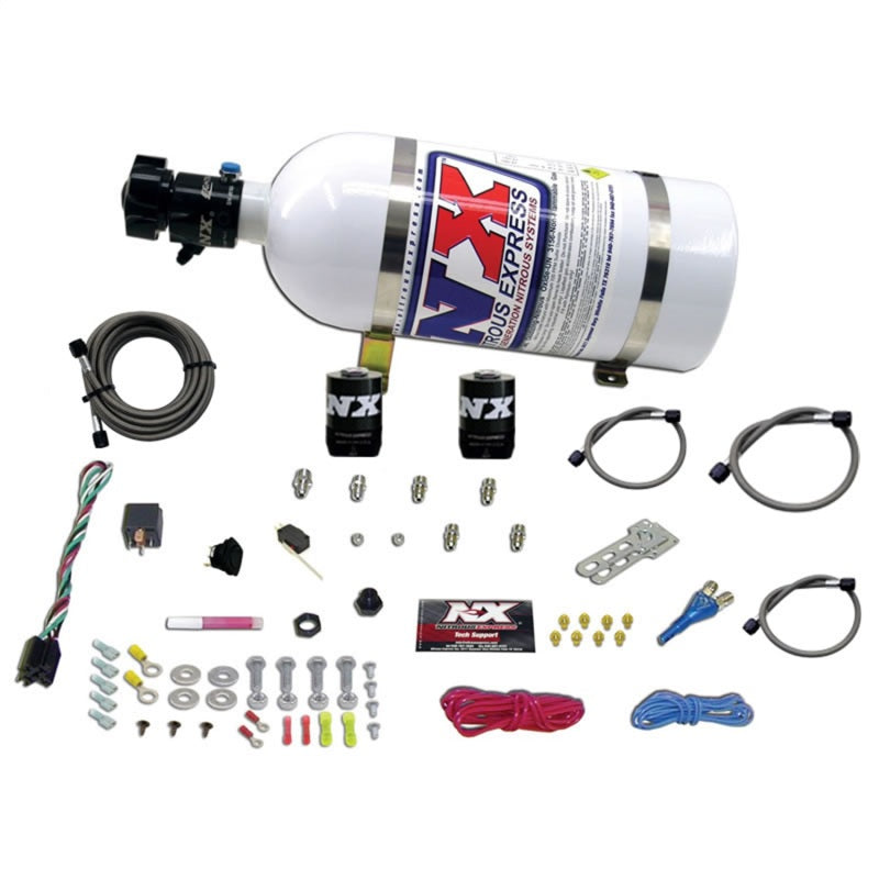 Nitrous Express GM EFI Race Single Nozzle Nitrous Kit (100-250HP) w/10lb Bottle