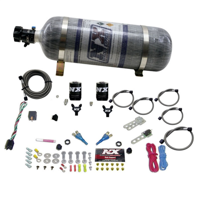 Nitrous Express 08-10 Dodge Viper EFI Dual Nozzle (100-300HP) w/Composite Bottle