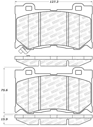 StopTech Street Select Brake Pads - Front