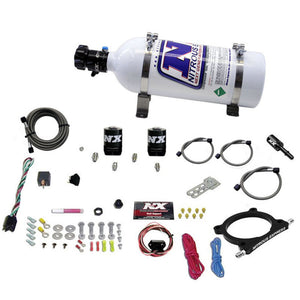 Nitrous Express 11-15 Ford Mustang GT 5.0L High Output Nitrous Plate Kit (50-250HP) w/5lb Bottle